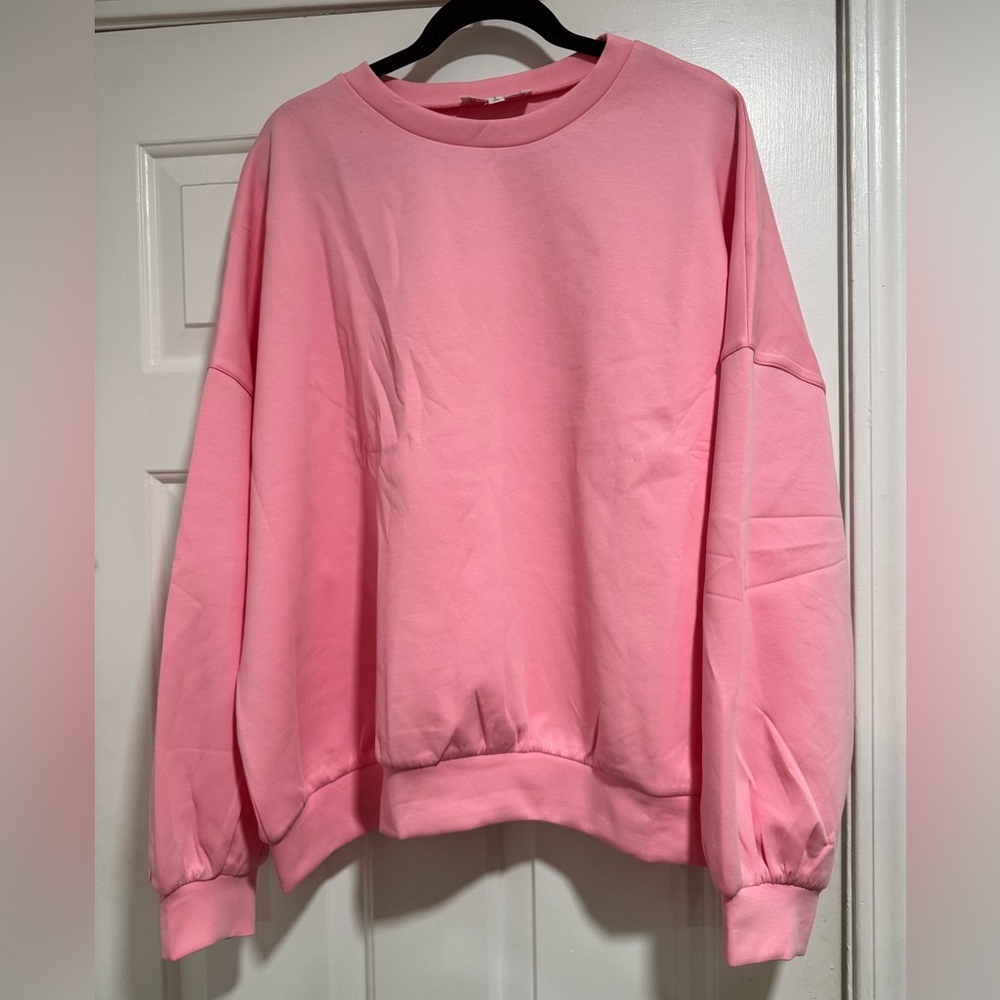 New Bucketlist Pink Crewneck Sweatshirt